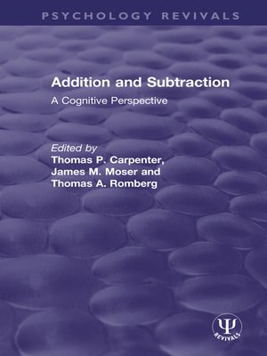 cover image of Addition and Subtraction
